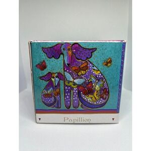 Laurel Burch Wine‎ Things Coffee Cup Mug Dogs-Butterfly 2004 Artistic Collection